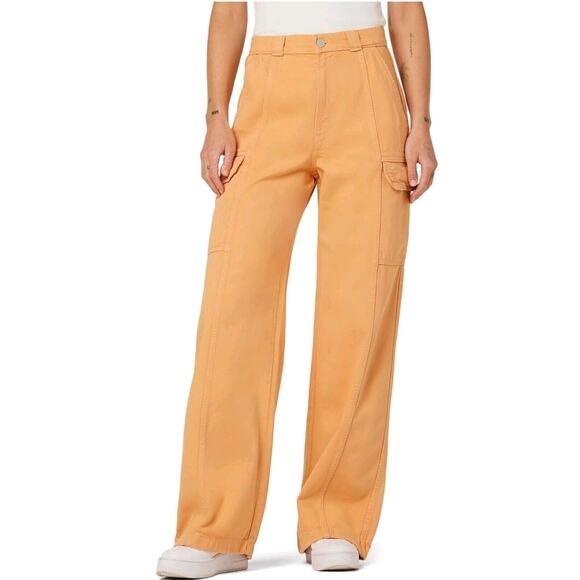 Hudson Womens Clay High-rise Wide Leg Cargo Jeans Size 32 NWT - Picture 1 of 12